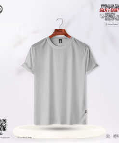 Mens Premium Blank T-Shirt – Silver