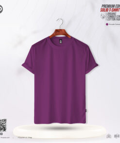 Mens Premium Solid T-Shirt - Purple