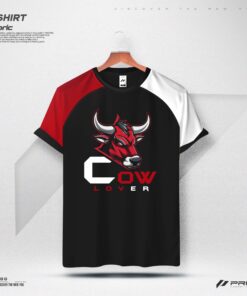 Mens Premium Contrast T-Shirt – Cow Lover