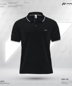 Mens Civic Edition Polo T-Shirt - Noir